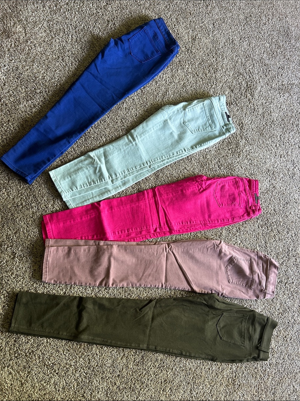 LC Lauren Conrad  sz. 4 Mint, Pink&Mauve Skinny Pants. Blue are
